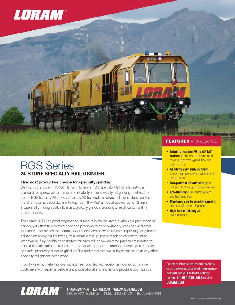 Loram Rgs6 RGS - Loram